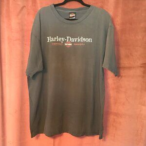 Harley Davidson - Mens Pawtucket, RI  Short Sleeve Shirt - 2XL
